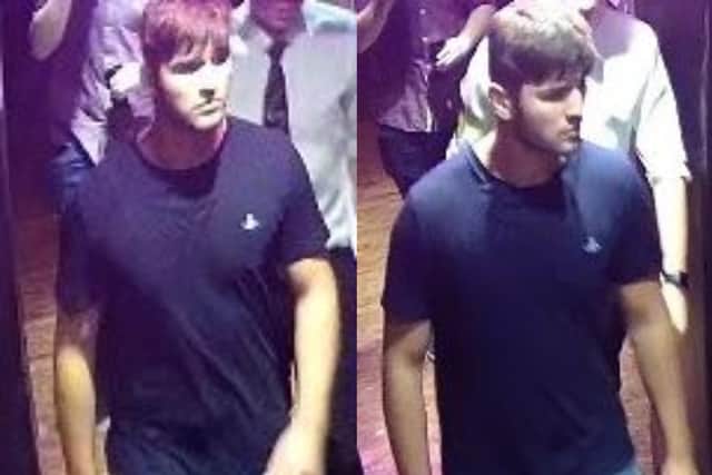 Police are looking to speak to the man in connection with an assault