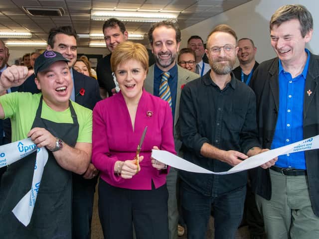 First Minister Nicola Sturgeon cut the ribbon unveiling Upmo Campus