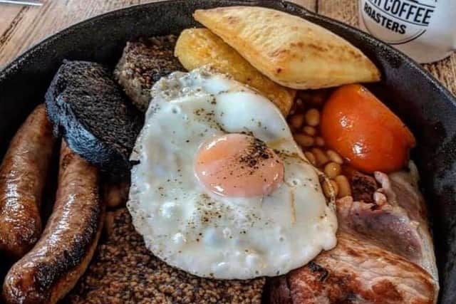 Down The Hatch serve their fry-ups in a skillet. Pic: Neal Davies