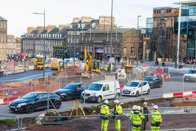 The ongoing works at Picardy Place (Photo: TSPL)
