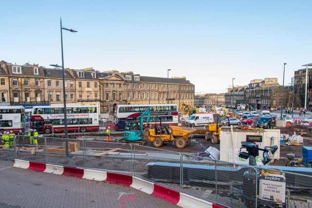 The ongoing works at Picardy Place (Photo: TSPL)