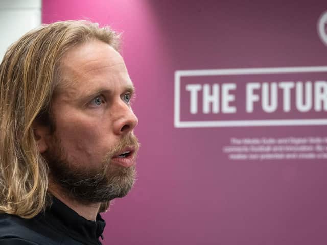 Austin MacPhee has clear ideas on how he wants Hearts to play