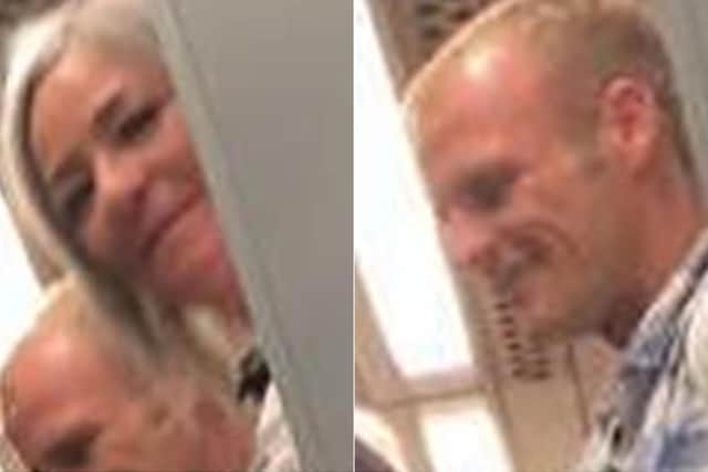 British Transport Police want to speak with the man and woman pictured.