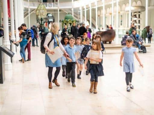 Children at the National Museum of Scotland. Pic: National Museum of Scotland