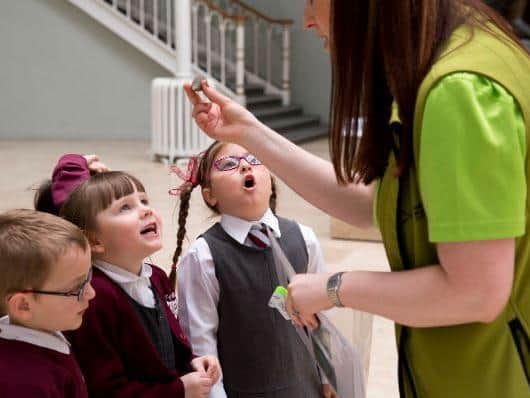 Some excited children enjoying their time at the museum. Pic: National Museum of Scotland.