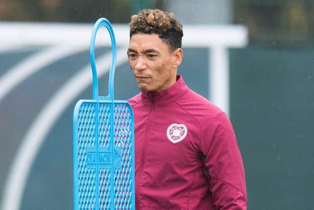Sean Clare missed Hearts' 5-2 win over St Mirren. Pic: SNS