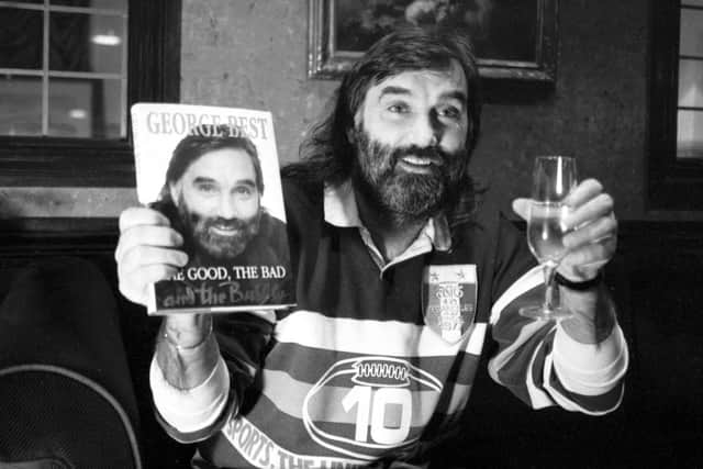 George Best at his book launch