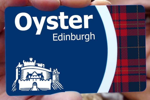 How an Edinburgh Oyster card might look