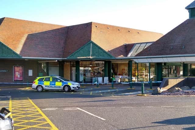 Police are appealing after a break-in and theft from the Morrisons store. Pic: Alan Morton/Edinburgh Crime and Breaking Incidents Facebook.
