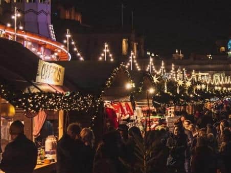 The Edinburgh Christmas Market opened at the weekend. Pic: Shutterstock