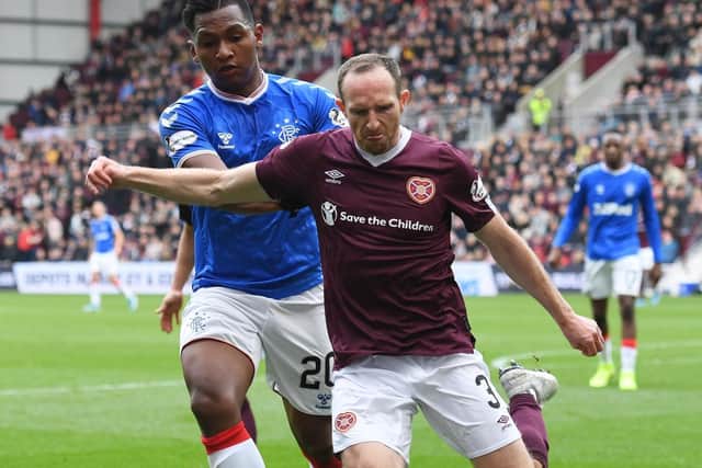 Aidy White is enjoying a run of games at Hearts