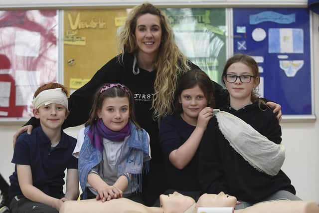 Bruntsfield Primary pupils have been taught some vital first aid skills through the Tiny Medics programme.