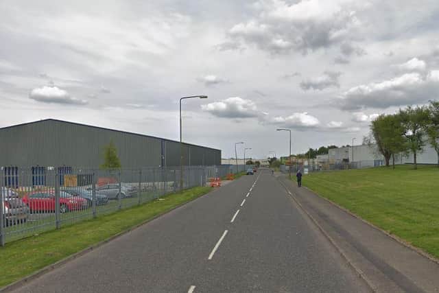 The victim was walking to work around 7.15am on Friday when she was attacked in Firth Road, near to the Houston Industrial Estate in Livingston. Pic: Google Maps