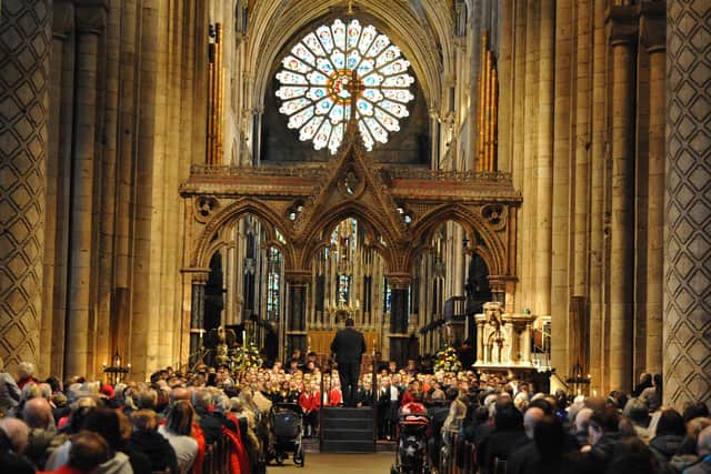 Durham Cathedral dwarfs Edinburgh's St Giles'
