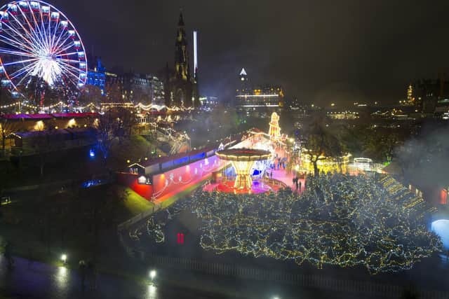 Last year over 900,000 people visited Edinburgh's Christmas