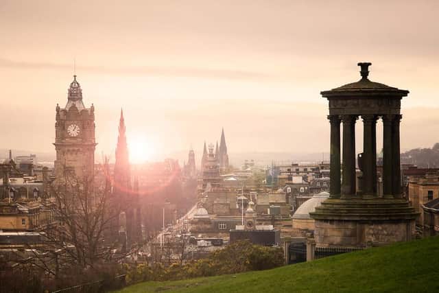 Edinburgh is expected to be sunny but cold this weekend. Pic: Ramon Espelt Photography-Shutterstock.