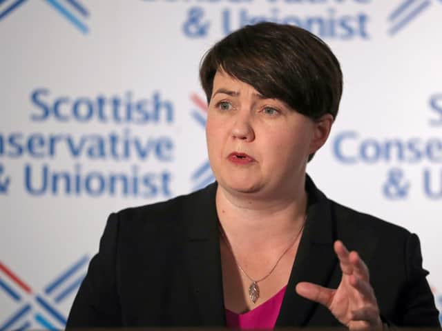 Ruth Davidson quit as Scottish Tory leader in August and is expected to stand down as an MSP at the next Holyrood elections in 2021