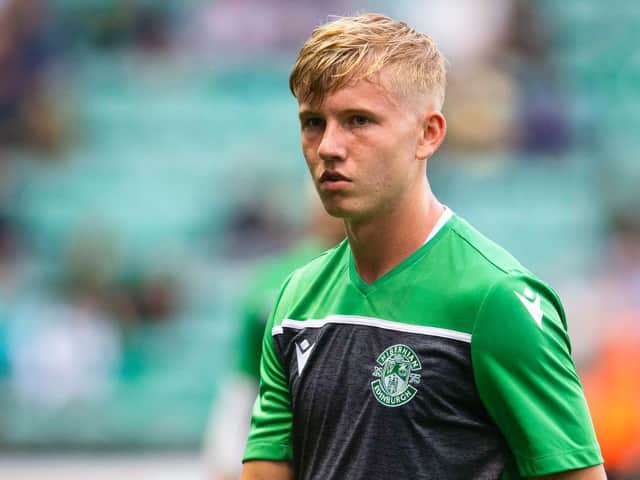 Josh Doig impressed for Hibs' development squad during the week. Picture: SNS