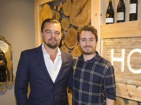 Holywood actor Leonardo DiCaprio is among the many stars who have visited the Social Bite restaurant in Edinburgh.