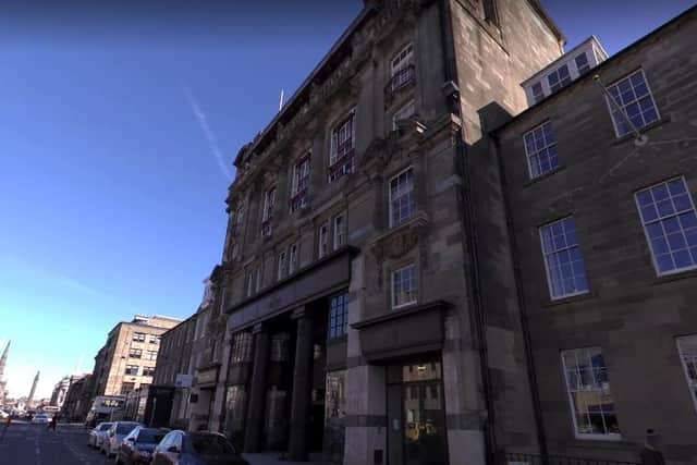 The six-storey office block on George Street has applied for an alcohol licence, Picture: Google