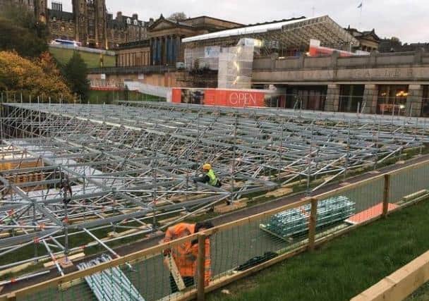 Underbelly has yet to submit a planning application for the Princes Street Gardens Christmas market