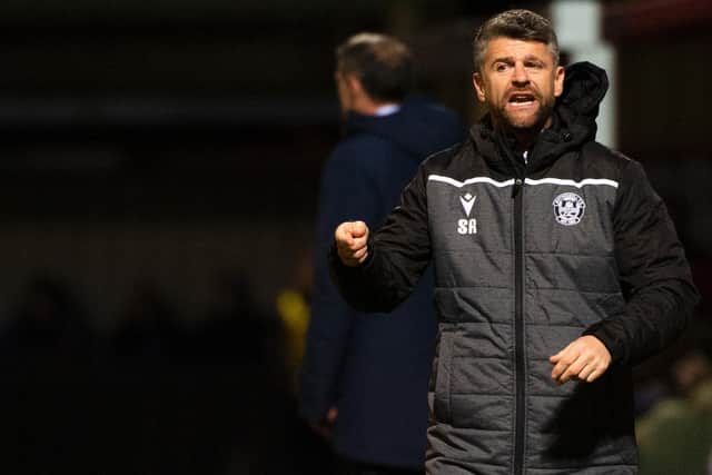 Stephen Robinson has impressed during his time as Motherwell. Pic: SNS