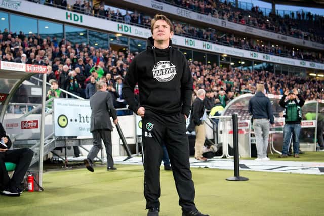 Daniel Stendel during his stint as Hannover 96 boss