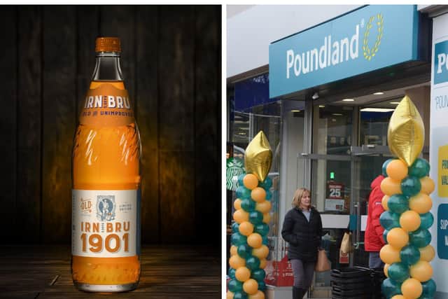 Original Irn Bru is on sale in all Scottish Poundlands from today. PIC: Jon Savage