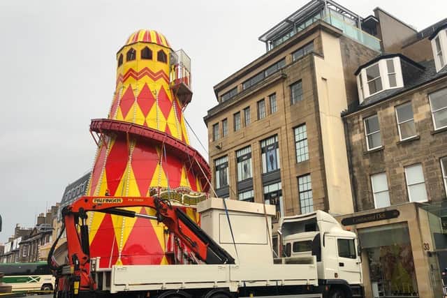 The van can be seeing bracing the helter skelter