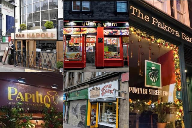 The best five late night food spots as chosen by Edinburgh Evening News readers.