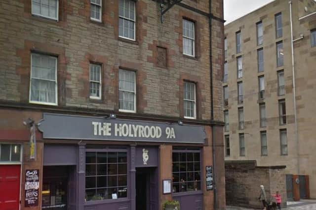 Police have closed part of Holyrood Road. Pic: Google Maps
