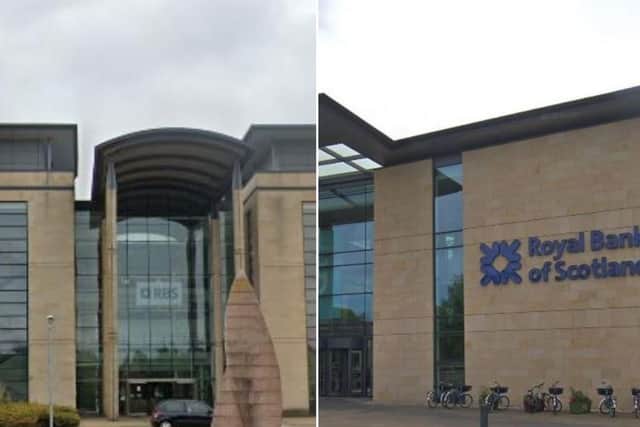 The Drummond House office (left) will move to Gogarburn.