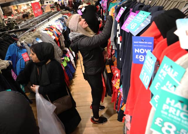 Shoppers flocked to the sale at the Next store on Princes Street on Boxing Day. Picture: Stewart Attwood