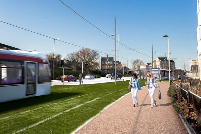 Work on the tram extension will be paused over the Christmas period (Photo: Trams to Newhaven)