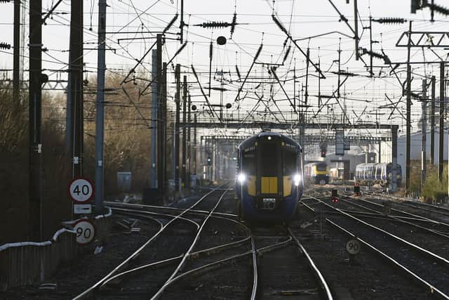 Engineering works are in place at Haymarket. Picture: Neil Hanna/TSPL