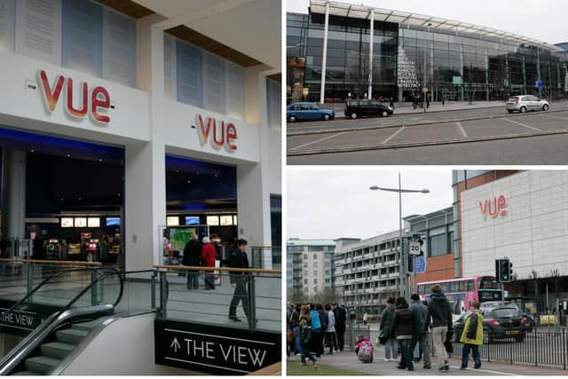 Vue has cinemas located in Ocean Terminal and the Omni Centre in Edinburgh.