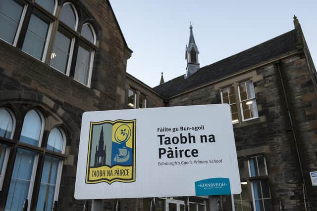 More than a quarter of pupils at Edinburgh's Gaelic primary school have been affected by the bug