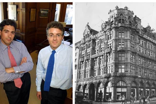 Robbie (right) and Andrew (left) Douglas-Miller were the last generation of family owners at Jenners (Photos: TSPL)