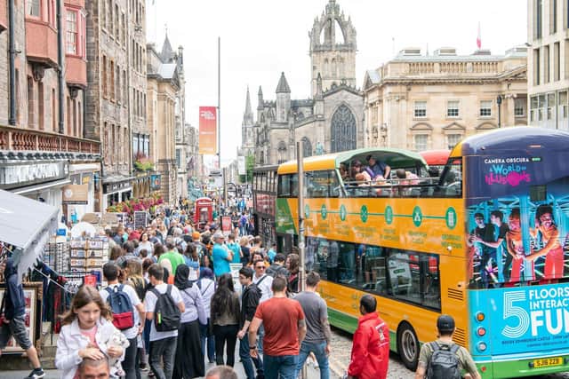 Tourists in Edinburgh could have to pay a tourist tax in the future (Photo: TSPL)