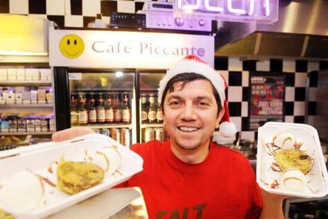 Cafe Piccante started serving the deep fried Christmas pudding back in 2012