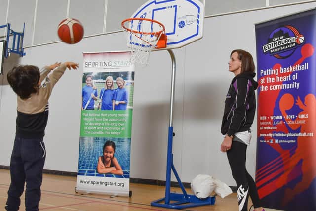 Leanne Page, U8 & U10 Head Coach, City of Edinburgh Basketball (Photo: Kevin Murray)