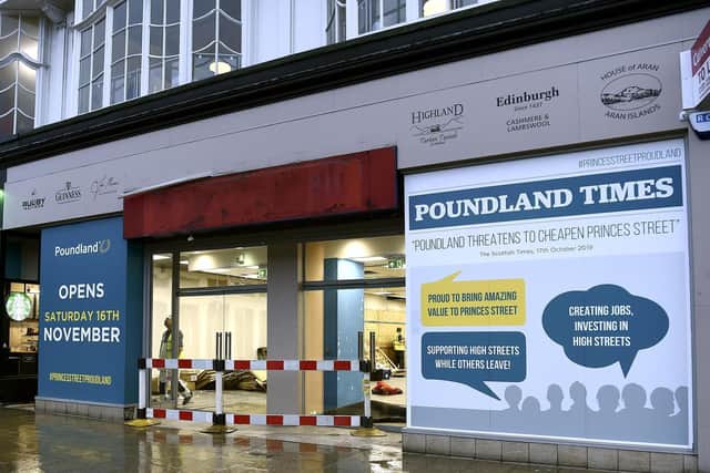 Poundland opened last month