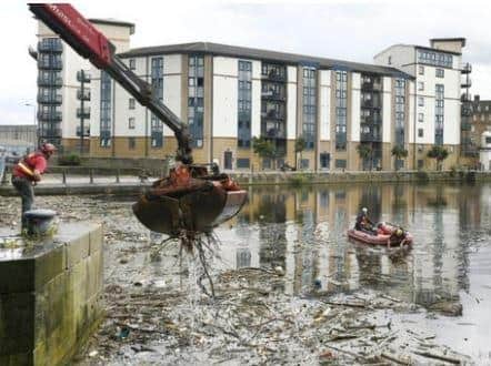 Council Leader Adam McVey said: The build-up of debris in the Water of Leith basin is something local residents rightly feel very strongly about..."