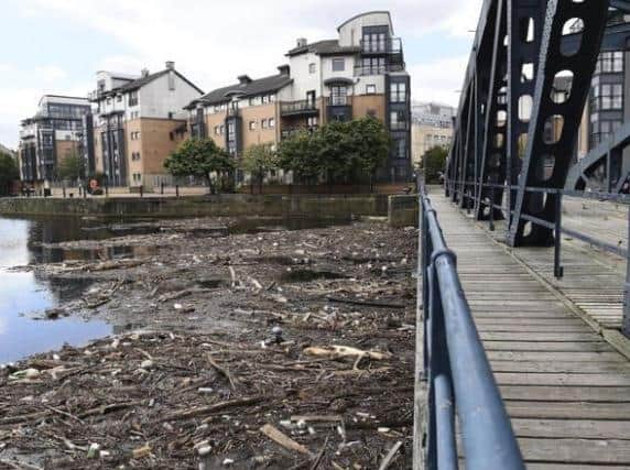 In October, following weeks of wrangling over who was responsible for cleaning it up, Edinburgh City Council and the dock owners Forth Ports split the 12,000 cost of initial improvement works.