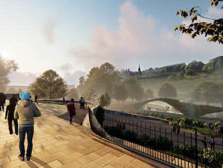 Access to West Princes Street Gardens would be opened up under the vision to building a visitor centre for the 'Quaich Project.'