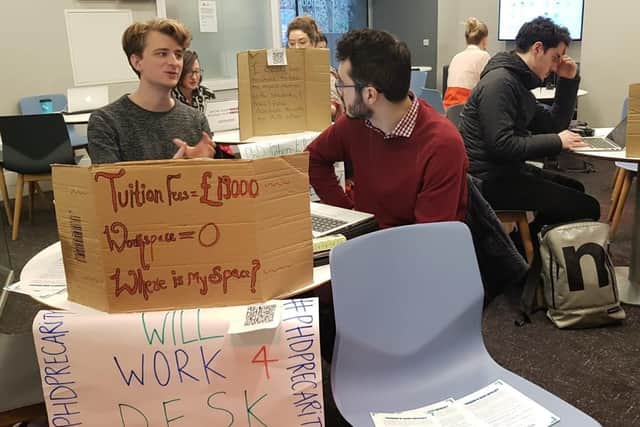 Angry PhD students claim Edinburgh University is turfing them out of library while studying due to lack of space