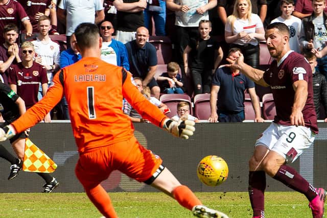 Hearts failed to score against Ross County the last time the teams met. Picture: SNS