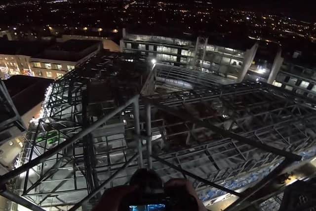 Photos were taken from the top of the crane (Photo: Jaimieboy)
