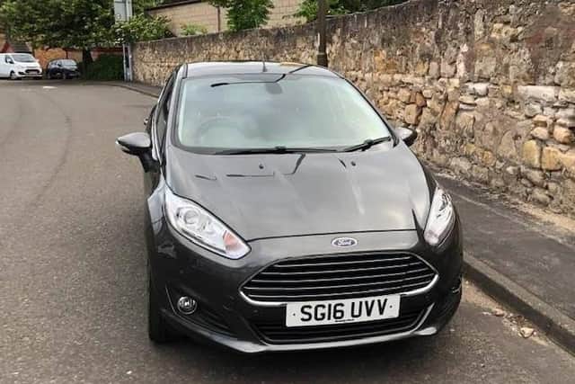 The grey Fiesta which was stolen in Musselburgh. Pic: Edinburgh Crime and Breaking Incidents Facebook.