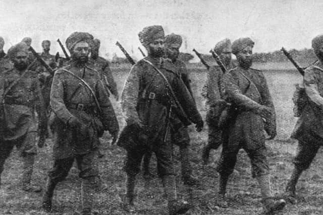 Sikh soldiers played a prominent role in Great Britain's World War One efforts (Getty Images)